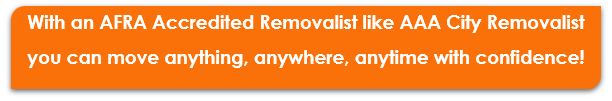 AAA City Removalist AFRA Accredited Removalist